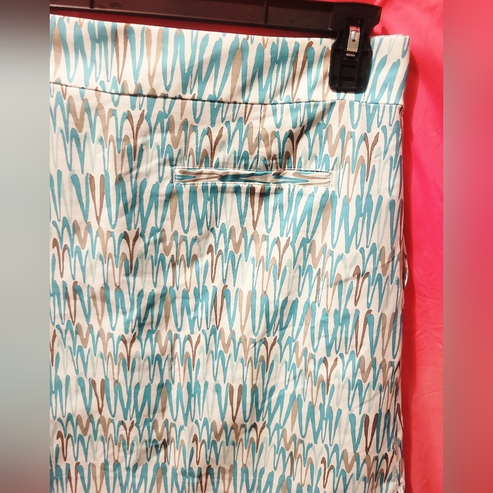 Cutter & Buck CB DryTec Geometric Print Golf Skort. Ladies Size 14 - Picture 4 of 8
